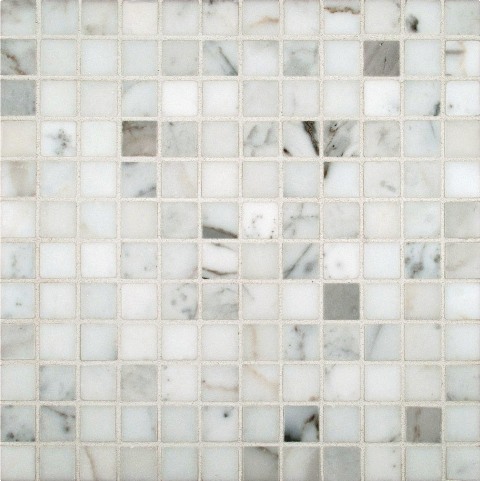Calacatta Gold 1x1 Honed Mosaic