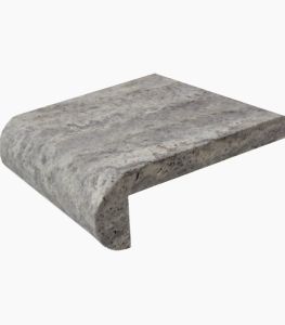 Silver Travertine 12x12 Remodel Pool Coping