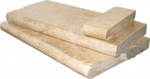 Tuscany Ivory 4x9 3CM Bullnose | Pool Coping
