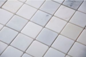 Oriental White 2x2 Honed Mosaic