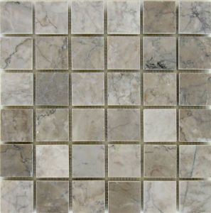 2x2 Temple Gray Polished Mosaic