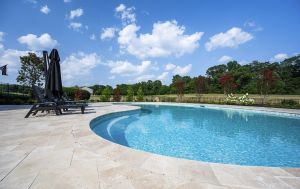 Tuscany Ivory 24x24 2" Travertine Pool Coping