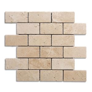 FREE SHIPPING - Tuscany Ivory 2x4 Tumbled