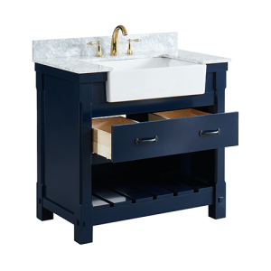 Farmington Blue 37" Vanity Combo (Sink + Countertop) All In One