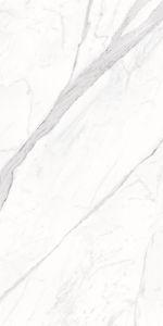 Bianco Calacatta 24x48 Polished Large Rectified Porcelain Tile