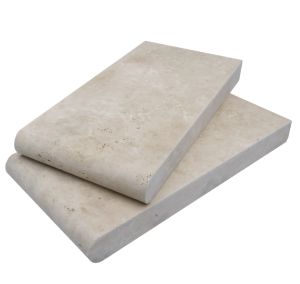 FREE SHIPPING - Tuscany Ivory 6x12 5CM Bullnose Pool Coping