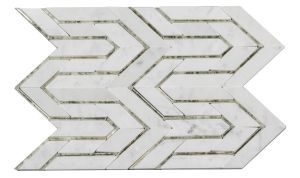 Bellagio Antique Waterjet Marble Mosaic