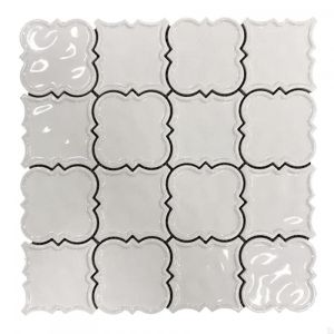 FREE SHIPPING - Magnolia 12x12 Ceramic Deco Mosaic