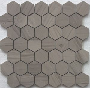 FREE SHIPPING - Athens Grey 2" Hexagon Honed Mosaic