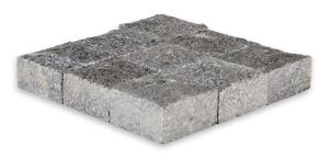 LIMTED TIME SALE Absolute Black Granite 4" x 4" Cobble Stone