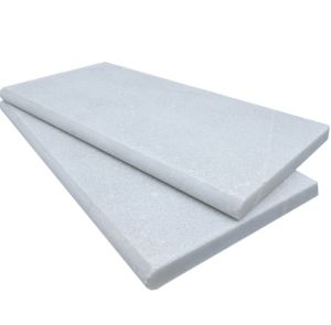 FREE SHIPPING - Hydra White 12x24 3CM (1.25") Marble Pool Coping