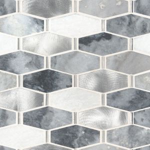 Ankara Metallic Blend Backplash Wall Tile