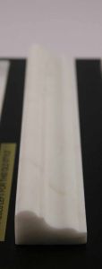 Carrara White Chair Rail Polished