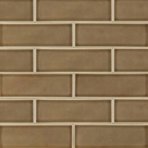 Artisan Taupe Glazed 4x12 Handcrafted Subway Tile