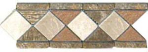 Aspen Slate 4x12 Tumbled Border