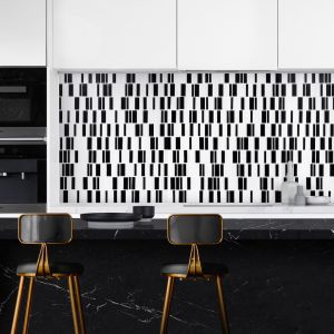 FREE SHIPPING - Barcode CRYPTO Geometro Recylcled Glass Mosaic Tile