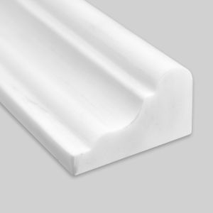 FREE SHIPPING - Bianco Dolomite Chair Rail Polished