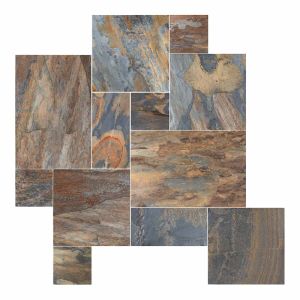 California Gold 3CM French Pattern Slate Paver 