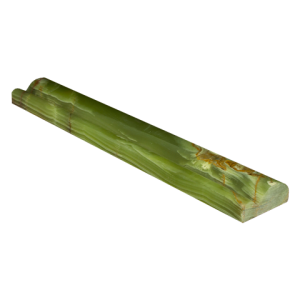 FREE SHIPPING - Green Onyx Chair Rail Polished