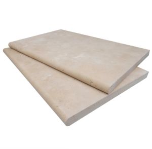 FREE SHIPPING - Tuscany Ivory 16x24 3CM Bullnose Pool Coping