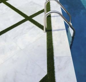 Afyon White 24X24 3CM Sandblasted Paver