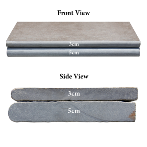 Indian Bluestone 14x24 5CM Bullnose Pool Coping