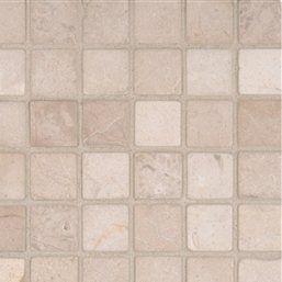 FREE SHIPPING - Crema Marfil 1x1 Honed Mosaic