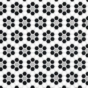 FREE SHIPPING - Dijon Classic Geometro Recylcled Glass Mosaic Tile