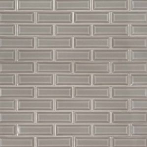 Dove Grey Beveled 2x6 Subway Tile