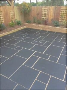 Premium Basalt Black 3CM French Pattern Paver 