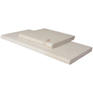 FREE SHIPPING - Mayra White 12x24 3CM Limestone Pool Coping