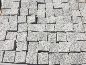 Ice Gray Granite 3.5" x 3.5" CobbleStone