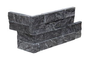 Glacial Black "L" Corner Ledger Panel