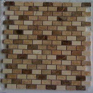 Crema Mocha Blend Interlocking 12x12 Polished