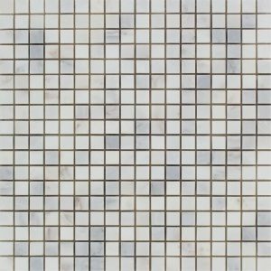 FREE SHIPPING - Oriental White 5/8 Tumbled Mosaic