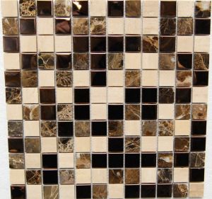 Starlite Bronze 12x12 Metal Mosaic