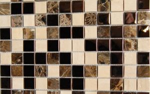 Starlite Bronze 12x12 Metal Mosaic