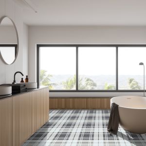 FREE SHIPPING - Highland PRESTON Geometro Recylcled Glass Mosaic Tile