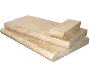 Tuscany Beige 16x24 5CM Modern Edge Coping