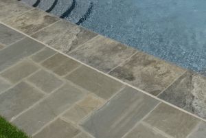 Silver Travertine 12x24 3CM Pool Coping - STANDARD
