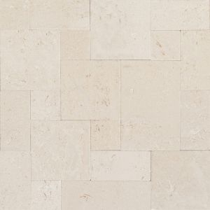 Fossil Limestone French Pattern Brushed