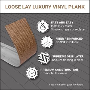 FREE SHIPPING - KALLUM Cranton 9x48 LVP Flooring (5MM // 20 MIL)