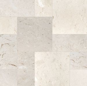 Mayra White Limestone 3cm French Pattern Pavers