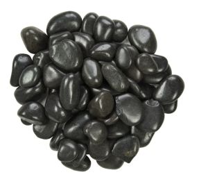 FREE SHIPPING - Black Basalt 0.75"- 1.25" Rock Pebbles (200 LBS) 