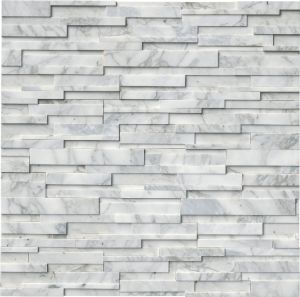 Calacatta Cressa 3D Honed 6x24 Ledger Panel