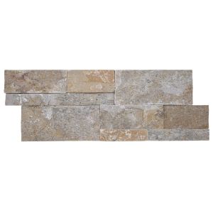 XL Golden White 9x24 Splitface Quartzite Ledger Panel