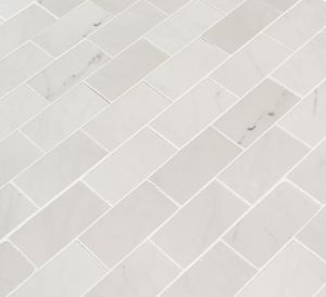 Aria Ice 2x4 Brick Polished Porcelain