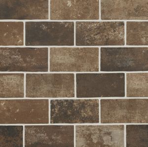 Capella Red Large 5x10 Brick Pattern