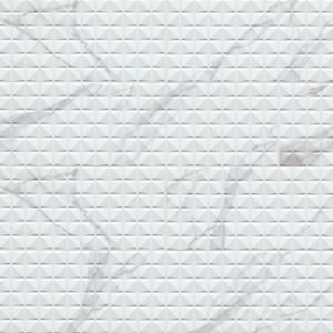 Dymo Statuary Chex White 12x24 Glossy Ceramic Tile