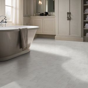 Kaya Zermatta Blanca 3X3 Matte Porcelain Mosaic Floor And Wall Tile